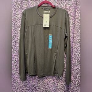 Avalanche Women's Charcoal Long Sleeve Tee NWT sz XL